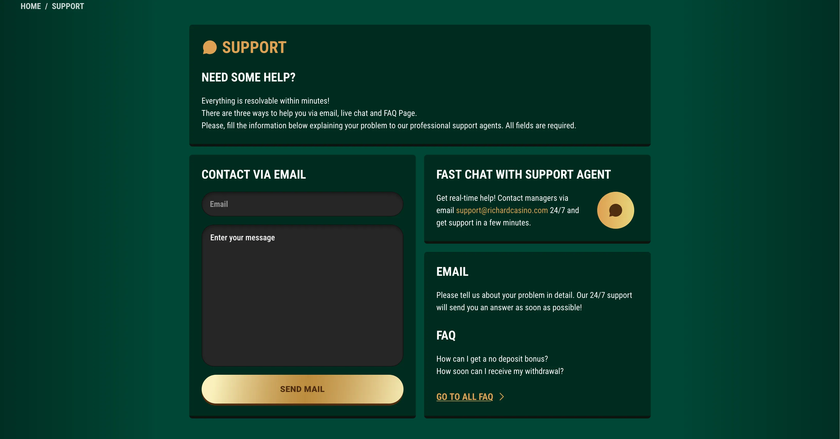 Customer Support